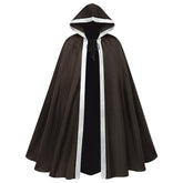 2025 New European and American Death Cosplay Costume Star Wars Male Wizard Black Hooded Tie Belt Cape for Export - Coscosmos